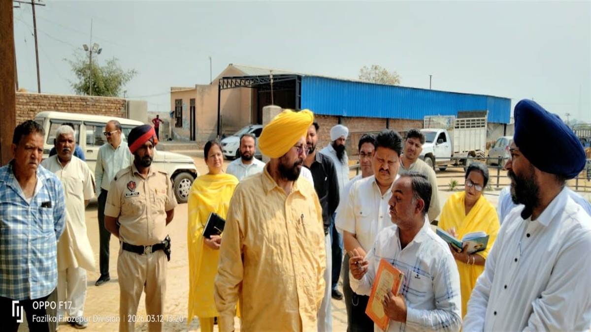 ਸਰਕਾਰੀ ਗਊਸ਼ਾਲਾ ਪਿੰਡ ਸਲੇਮਸ਼ਾਹ ਵਿਖੇ ਏਡੀਸੀ ਵੱਲੋਂ ਅਚਨਚੇਤ ਦੌਰਾ