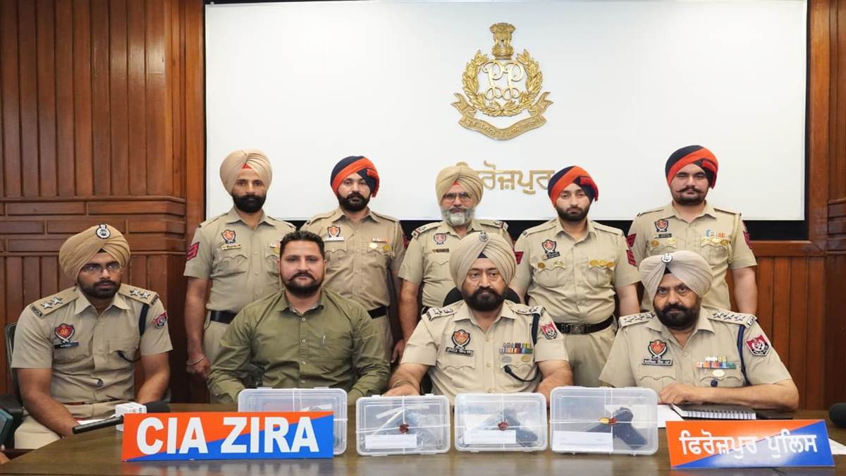 04 ਨਜ਼ਾਇਜ਼ ਪਿਸਟਲ, 04 ਮੈਗਜ਼ੀਨ ਅਤੇ 7 ਜਿੰਦਾ ਰੌਂਦਾਂ ਸਮੇਤ 3 ਗ੍ਰਿਫਤਾਰ