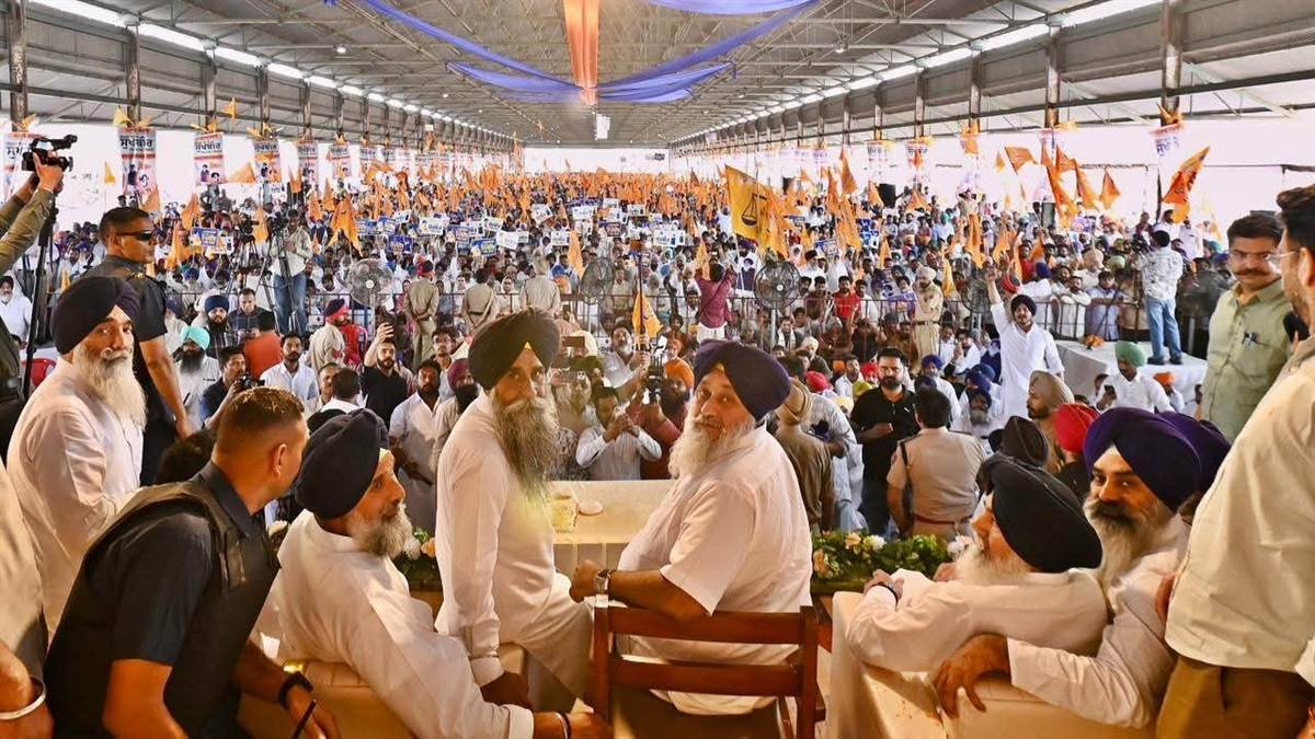 ‘ਪੰਜਾਬ ਬਚਾਓ’ ਰੈਲੀ ’ਚ ਬਾਦਲ ਵੱਲੋਂ ‘ਆਪ’ ਸਰਕਾਰ ’ਤੇ ਤਿੱਖੇ ਹਮਲੇ