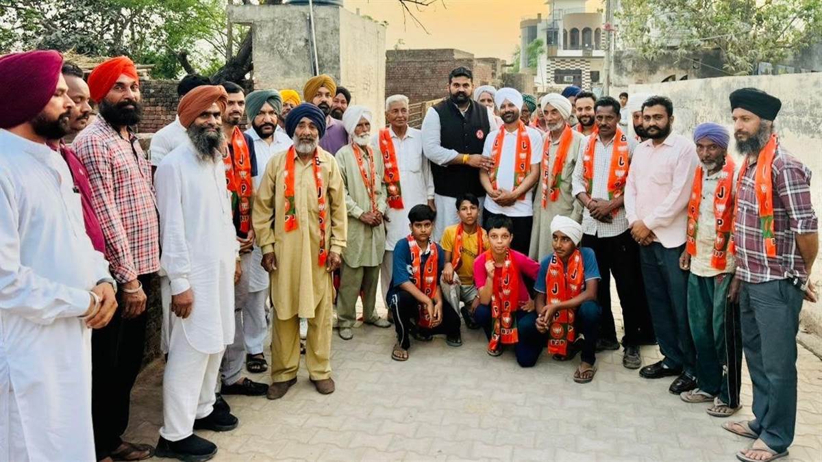ਹਲਕਾ ਘਨੌਰ ਦੇ ਪਿੰਡ ਉਂਟਸਰ ਤੋਂ ਦੋ ਦਰਜਨ ਪਰਿਵਾਰ ਭਾਜਪਾ ’ਚ ਸ਼ਾਮਲ