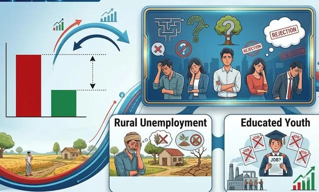 ਪੇਂਡੂ ਪੰਜਾਬ 'ਚ ਹਰ ਪੰਜਵਾਂ ਨੌਜਵਾਨ ਬੇਰੁਜ਼ਗਾਰ, ਰਾਸ਼ਟਰੀ ਔਸਤ ਨਾਲੋਂ ਦੁੱਗਣਾ ਅੰਕੜਾ; ਡਿਗਰੀ ਦੇ ਬਾਵਜੂਦ ਨੌਕਰੀ ਨਹੀਂ