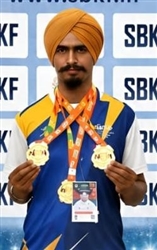 ਨੈਸ਼ਨਲ ਖੇਡਾਂ ’ਚ ਮੋਗਾ ਦੇ ਮਨਦੀਪ ਸਿੰਘ ਦਾ ਜਲਵਾ