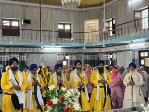 ਤਖ਼ਤ ਸ੍ਰੀ ਦਮਦਮਾ ਸਾਹਿਬ ਵਿਖੇ 160 ਪ੍ਰਾਣੀਆਂ ਨੇ ਛਕਿਆ ਅੰਮ੍ਰਿਤ
