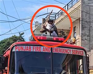 ਘਰ ਦੀ ਰਸੋਈ 'ਚ ਲੱਗੀ ਭਿਆਨਕ ਅੱਗ, ਮਾਂ-ਧੀ ਨੇ ਭੱਜ ਕੇ ਬਚਾਈ ਜਾਨ,