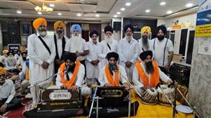 ਗੁਰਦੁਆਰਾ ਸਿੰਘ ਸਭਾ ਵਿਖੇ ਮਨਾਇਆ ਪਹਿਲਾ ਪ੍ਰਕਾਸ਼ ਦਿਹਾੜਾ
