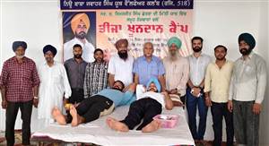 ਛੇਤਰਾ ਯਾਦਗਾਰੀ ਖੂਨਦਾਨ ਕੈਂਪ ’ਚ 62 ਯੂਨਿਟ ਖੂਨ ਇਕੱਤਰ