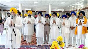 ਪਹਿਲੇ ਪ੍ਰਕਾਸ਼ ਪੁਰਬ ਮੌਕੇ ਗੁਰਦੁਆਰਾ ਸ੍ਰੀ ਦੂਖਨਿਵਾਰਨ ਸਾਹਿਬ ਸੰਗਤ ਨਤਮਸਤਕ