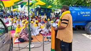 ਕਿਸਾਨਾਂ-ਮਜ਼ਦੂਰਾਂ ਦੀਆਂ ਮੰਗਾਂ ਲਈ ਪੱਕਾ ਮੋਰਚਾ 14ਵੇਂ ਦਿਨ ਵੀ ਜਾਰੀ