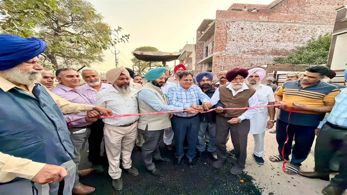 ਵਿਧਾਇਕ ਕੋਹਲੀ ਤੇ ਮੇਅਰ ਗੋਗੀਆ ਵੱਲੋਂ 95 ਲੱਖ ਰੁਪਏ ਦੇ ਸੜਕ ਕਾਰਜਾਂ ਦੀ ਸ਼ੁਰੂਆਤ