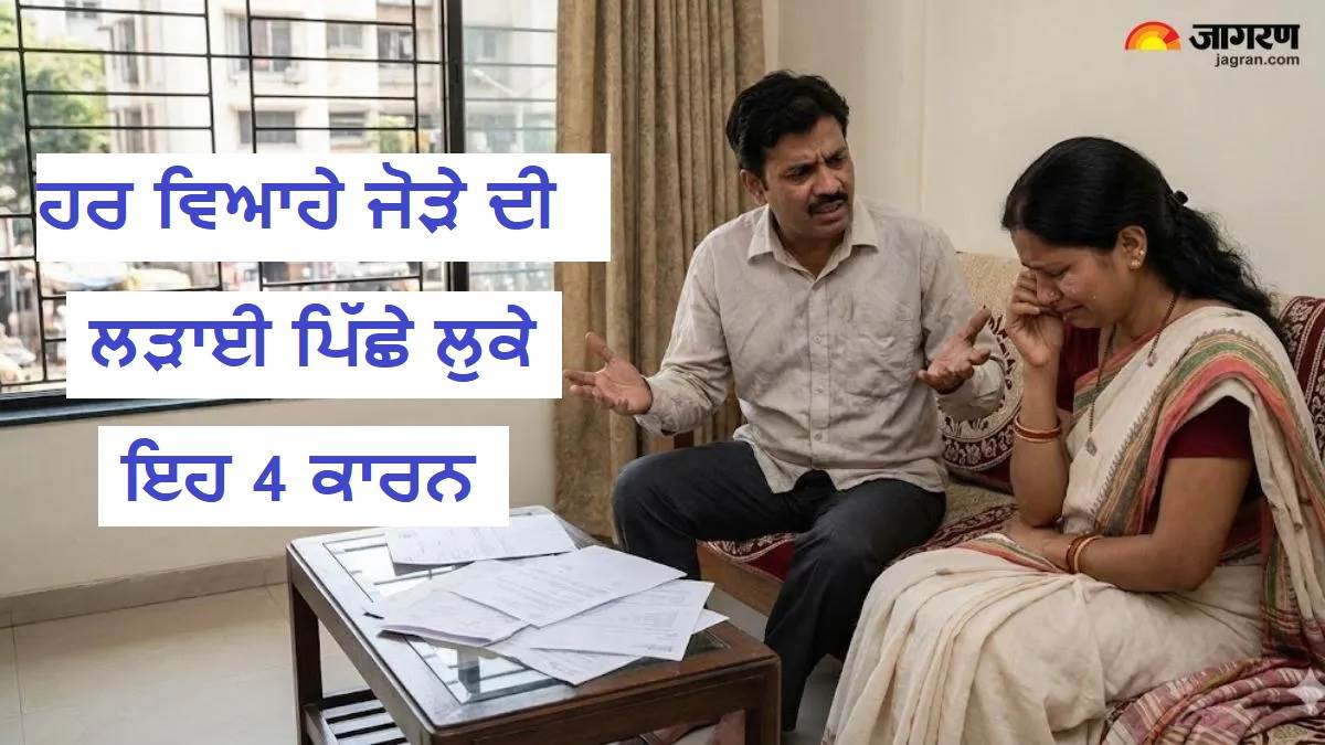 ਹਰ ਵਿਆਹੇ ਜੋੜੇ ਦੀ ਲੜਾਈ ਪਿੱਛੇ ਲੁਕੇ ਹਨ ਇਹ 4 ਕਾਰਨ, ਜਾਣ ਕੇ ਤੁਸੀਂ ਵੀ ਕਹੋਗੇ- 'ਓਏ, ਇਹ ਤਾਂ ਸਾਡੀ ਕਹਾਣੀ ਹੈ'