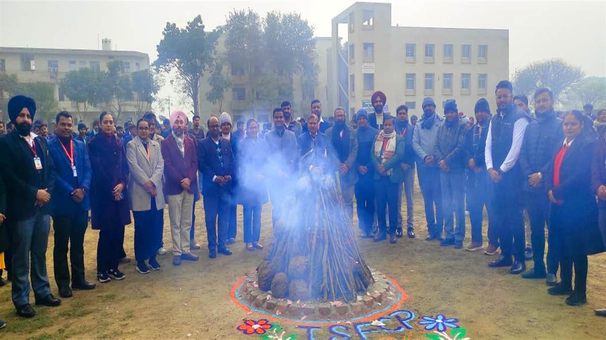 ਆਈਐੱਸਐੱਫ ਕਾਲਜ ਆਫ਼ ਫਾਰਮੇਸੀ ਨੇ ਲੋਹੜੀ ਮਨਾਈ