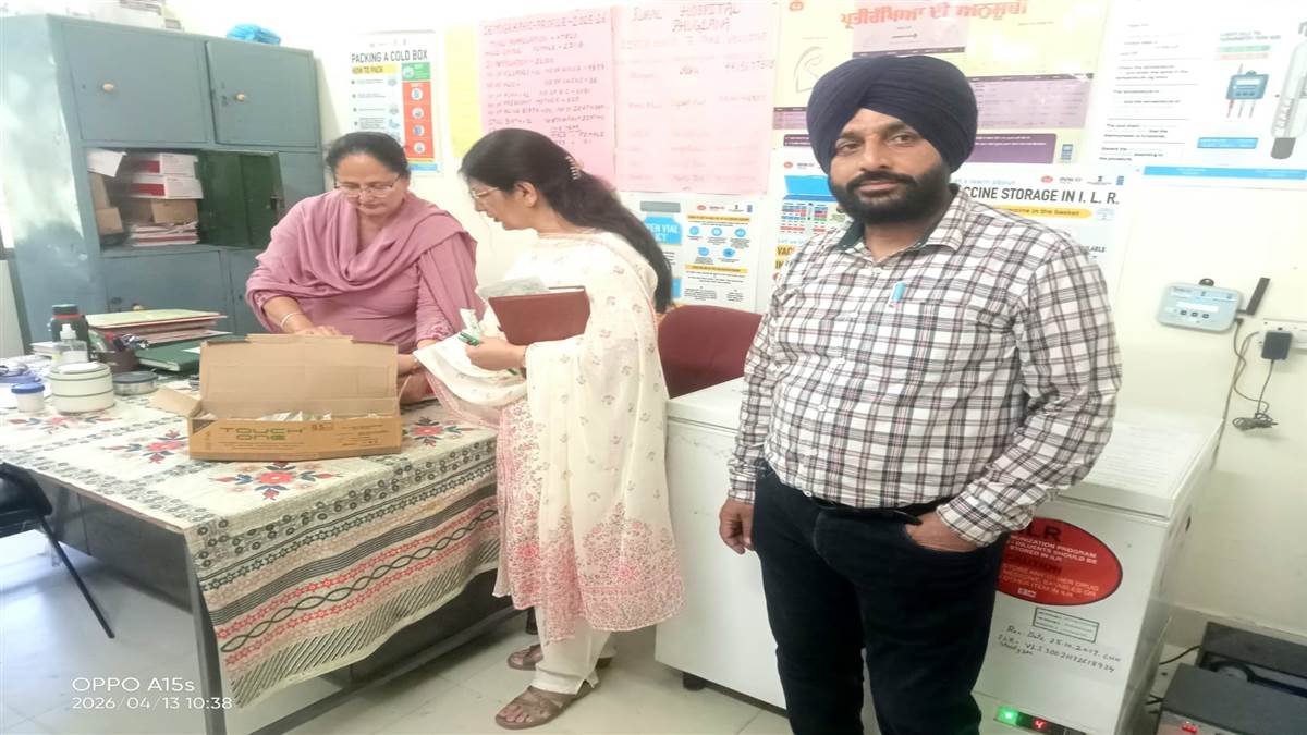 ਸਿਵਲ ਸਰਜਨ ਨੇ ਕੀਤੀ ਆਮ ਆਦਮੀ ਕਲੀਨਿਕਾਂ ਦੀ ਚੈਕਿੰਗ