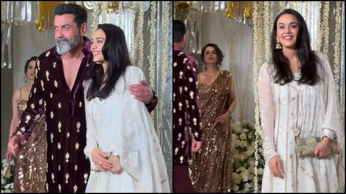 ਦੀਵਾਲੀ ਪਾਰਟੀ 'ਚ Preity Zinta  ਨੂੰ ਮਿਲ ਕੇ ਖੁਸ਼ੇ ਹੋਏ Bobby Deol; ਪਤਨੀ ਦੇ ਰਿਐਕਸ਼ਨ ਨੇ ਖਿੱਚਿਆ ਸਭ ਦਾ ਧਿਆਨ
