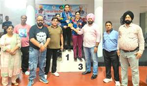 ਟੇਬਲ ਟੈਨਿਸ ਅੰਡਰ-14 ਲੜਕੀਆਂ ਦੇ ਮੁਕਾਬਲਿਆਂ ’ਚ ਲੁਧਿਆਣਾ ਛਾਇਆ