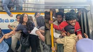 ਪ੍ਰਦਰਸ਼ਨਕਾਰੀਆਂ 'ਤੇ ਪੁਲਿਸ ਦਾ ਕਹਿਰ: ਧੂਹ ਕੇ ਬੱਸਾਂ 'ਚ ਭਰਿਆ, ਕਵਰੇਜ ਕਰ ਰਹੇ ਪੱਤਰਕਾਰਾਂ ਨਾਲ ਵੀ ਕੀਤੀ ਕੁੱਟਮਾਰ