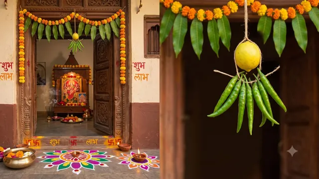 ਨਰਾਤਿਆਂ ਦੌਰਾਨ ਘਰ ਦੇ ਬਾਹਰ ਨਿੰਬੂ-ਮਿਰਚ ਕਿਉਂ ਲਟਕਾਈ ਜਾਂਦੀ ਹੈ? ਜਾਣੋ ਇਸ ਪਿੱਛੇ ਦੀਆਂ ਧਾਰਮਿਕ ਮਾਨਤਾਵਾਂ ਤੇ ਅਸਲ ਕਾਰਨ