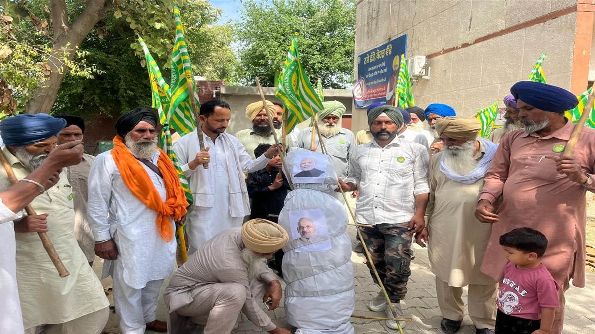 ਕੇਂਦਰੀ ਮੰਤਰੀ ਅਮਿਤ ਸ਼ਾਹ ਦਾ ਫੂਕਿਆ ਪੁਤਲਾ