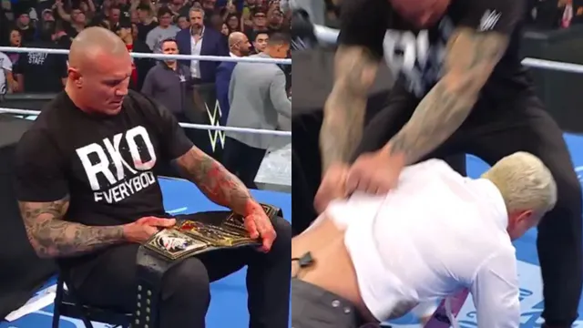 'ਲਹੂ-ਲੁਹਾਨ ਕੀਤਾ, ਕੱਪੜੇ ਪਾੜੇ'; WWE ਸਮੈਕਡਾਊਨ 'ਚ ਰੈਂਡੀ ਓਰਟਨ ਦਾ ਖ਼ੌਫ਼ਨਾਕ ਅਵਤਾਰ, ਆਪਣੇ ਹੀ ਦੋਸਤ ਨੂੰ ਦਿੱਤਾ ਧੋਖਾ