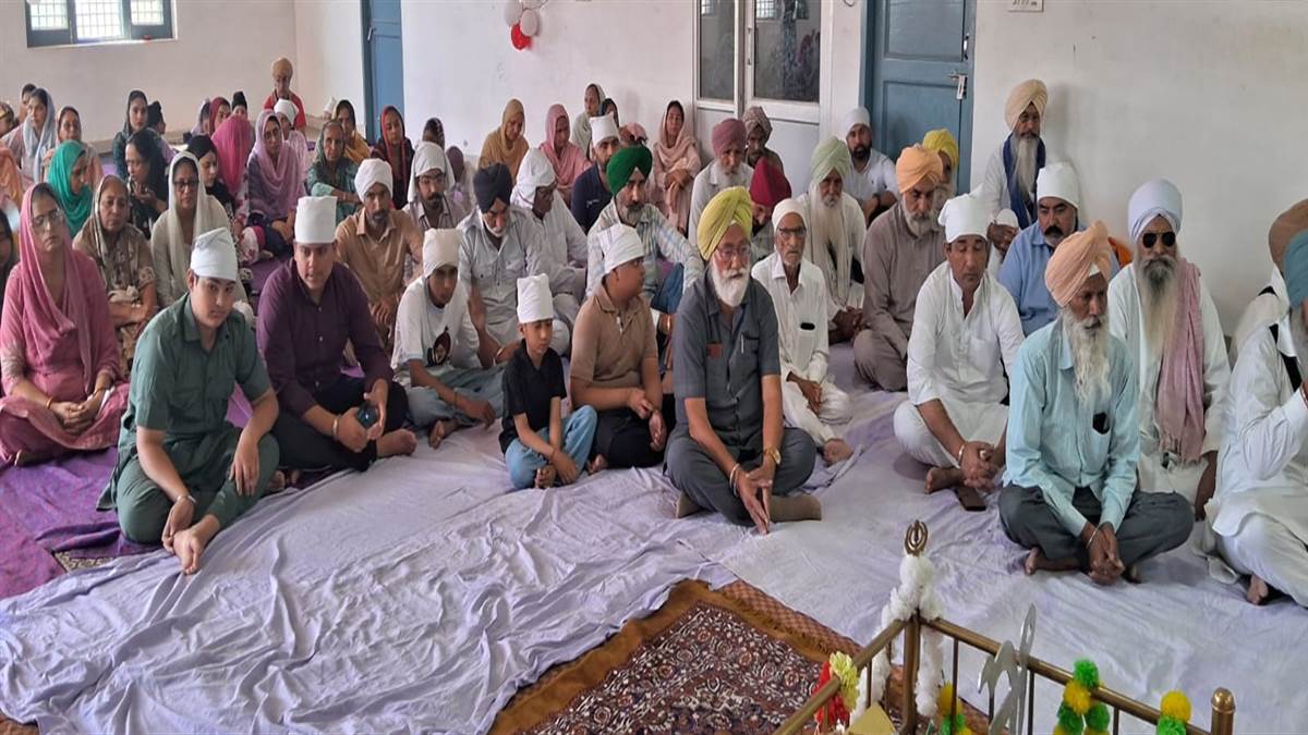 ਗੁਰਦਵਰਾ ਗੁਰੂ ਨਾਨਕ ਬਾੜੀ ਵਿਖੇ ਵਿਸਾਖੀ ਮੌਕੇ ਪਾਠ ਦੇ ਭੋਗ ਪਾਏ