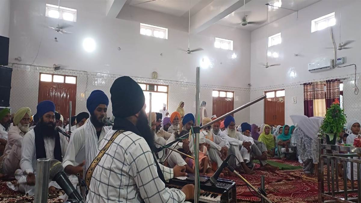 ਗੁਰੂਘਰ ’ਚ ਵਿਸਾਖੀ ਤੇ ਖਾਲਸਾ ਸਾਜਨਾ ਦਿਵਸ ਮਨਾਇਆ