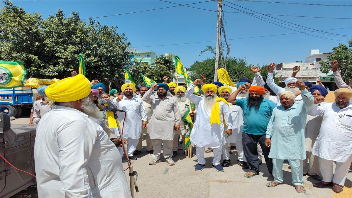 ਕਣਕ ਦੀ ਖਰੀਦ ਨਾ ਹੋਣ ਤੇ ਭੜਕੇ ਕਿਸਾਨ
