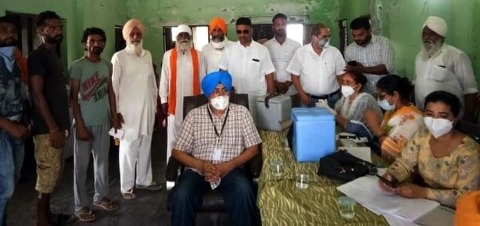 ਅੱਡਾ ਝਬਾਲ ਵਾਸੀਆਂ ਲਵਾਈ ਕੋਰੋਨਾ ਵੈਕਸੀਨ