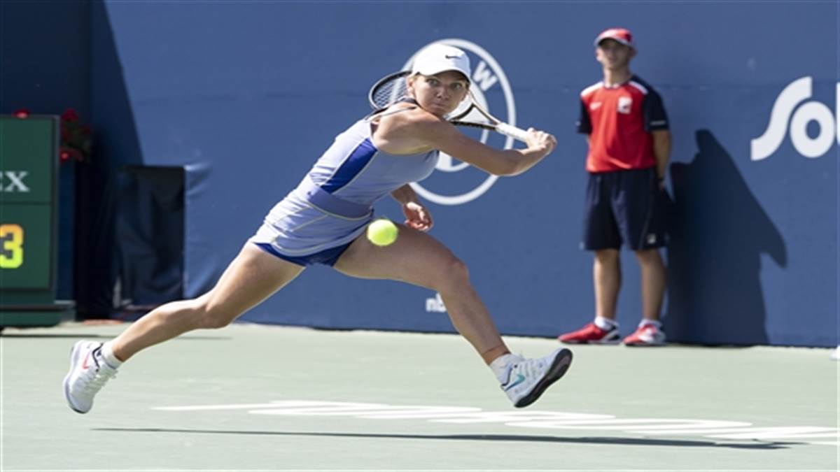 Simona Halep in the final