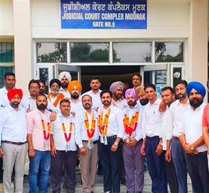 ਜਸਵਿੰਦਰ ਦੇਵ ਸਿੰਘ ਬਣੇ ਬਾਰ ਐਸੋਸੀਏਸ਼ਨ ਮੂਨਕ ਦੇ ਪ੍ਰਧਾਨ