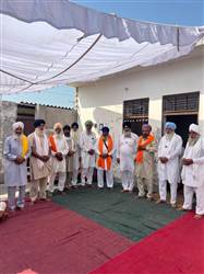 ਪ੍ਰਧਾਨ ਮਿਲਖਾ ਸਿੰਘ ਬਹਿਲਾ ਦੇ ਭਰਾ ਦੀ ਅੰਤਿਮ ਅਰਦਾਸ ਮੌਕੇ ਸ਼ਰਧਾ ਦੇ ਫੁੱਲ