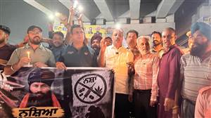 ਪਰਵਿੰਦਰ ਸਿੰਘ ਝੋਟਾ ਦੇ ਕਤਲ ਵਿਰੁੱਧ ਕੱਢਿਆ ਕੈਂਡਲ ਮਾਰਚ