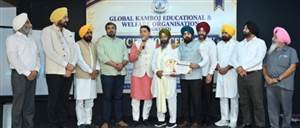 ਗਲੋਬਲ ਕੰਬੋਜ਼ ਸੰਸਥਾ ਵੱਲੋਂ ਬਾਵਾ ਕੈਂਚੀ ਸਨਮਾਨਿਤ