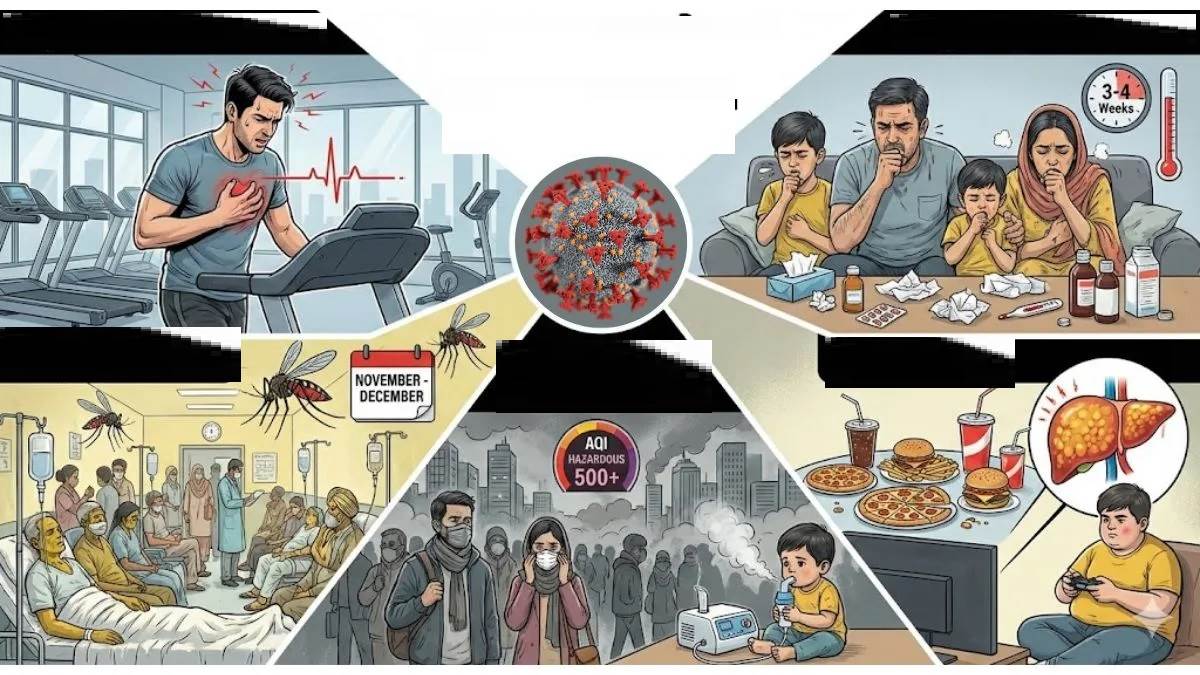 Year Ender 2025: ਇਸ ਸਾਲ ਇਨ੍ਹਾਂ 5 ਬਿਮਾਰੀਆਂ ਦਾ ਰਿਹਾ ਸਭ ਤੋਂ ਵੱਧ ਡਰ, ਆਉਣ ਵਾਲੇ ਸਮੇਂ 'ਚ ਵੀ ਰਹਿਣਾ ਪਵੇਗਾ ਸੁਚੇਤ