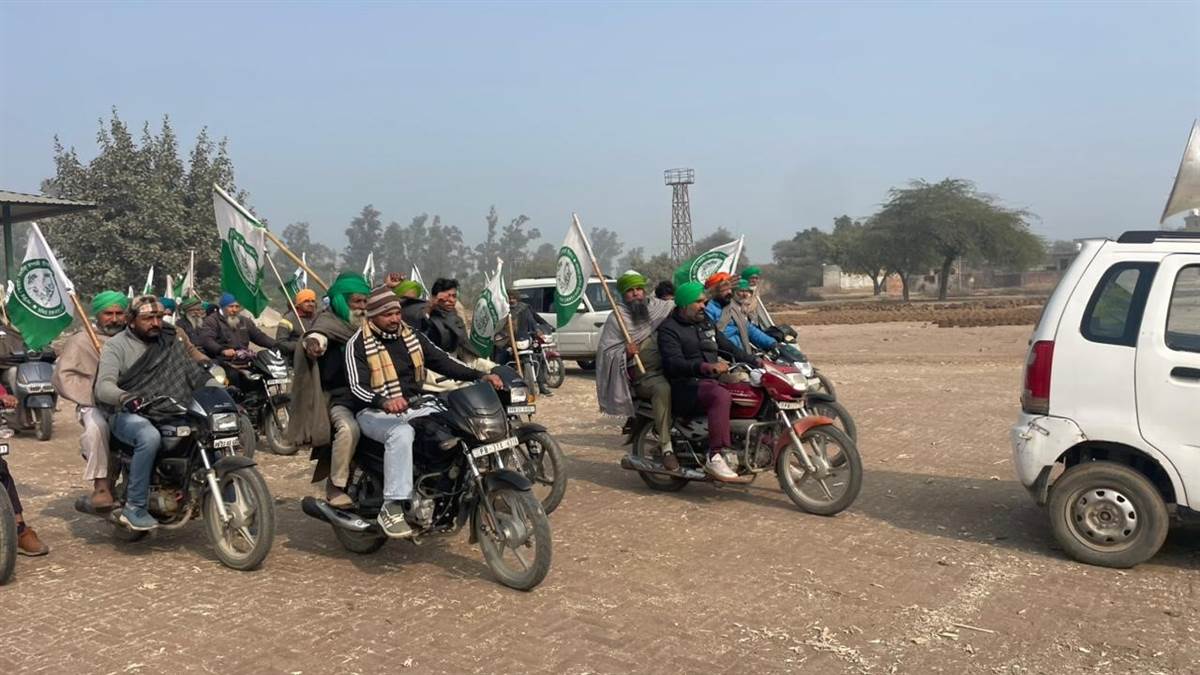 ਭਾਕਿਯੂ (ਏਕਤਾ) ਡਕੌਂਦਾ ਵੱਲੋਂ ਪਿੰਡਾਂ ’ਚ ਕੀਤਾ ਮੋਟਰਸਾਈਕਲ ਮਾਰਚ