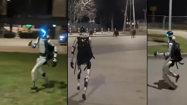 ਪੋਲੈਂਡ 'ਚ ਜਾਨਵਰਾਂ ਨੂੰ ਭਜਾਉਣ ਲਈ ਸੜਕਾਂ 'ਤੇ ਉਤਰਿਆ 'ਆਇਰਨ ਮੈਨ', ਰੋਬੋਟ ਦਾ ਵੀਡੀਓ ਸੋਸ਼ਲ ਮੀਡੀਆ 'ਤੇ ਵਾਇਰਲ