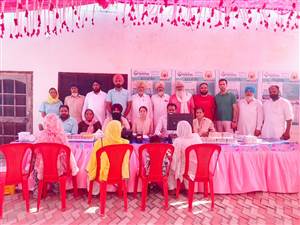 ਪਿੰਡ ਜਹਾਂਗੀਰ ’ਚ ਚੈਰੀਟੇਬਲ ਲੈਬੋਰਟਰੀ ਦਾ ਮੁਫ਼ਤ ਜਾਂਚ ਕੈਂਪ ਲਗਾਇਆ