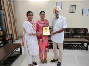 ਸਿੱਖ ਨੈਸ਼ਨਲ ਕਾਲਜੀਏਟ ਸਕੂਲ ਦੀ ਸਾਬਕਾ ਵਿਦਿਆਰਥਣ ਰੂਪਨੀਤ ਕੌਰ ਵੱਲੋ ਨੀਟ ਦੀ ਪ੍ਰੀਖਿਆ ਪਾਸ
