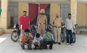 Bathinda Crime: ਤਲਵੰਡੀ ਸਾਬੋ ਪੁਲਿਸ ਦੀ ਵੱਡੀ ਕਾਰਵਾਈ, ਚੋਰ ਗਿਰੋਹ ਦੇ ਤਿੰਨ ਮੈਂਬਰ ਪੰਜ ਮੋਟਰਸਾਈਕਲਾਂ ਸਣੇ ਗ੍ਰਿਫ਼ਤਾਰ
