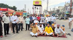 ਝੋਟਾ ਦੇ ਕਤਲ ਵਿਰੁੱਧ ਜਮਾਲਪੁਰ ਚੌਕ ’ਚ ਦਿੱਤਾ ਧਰਨਾ