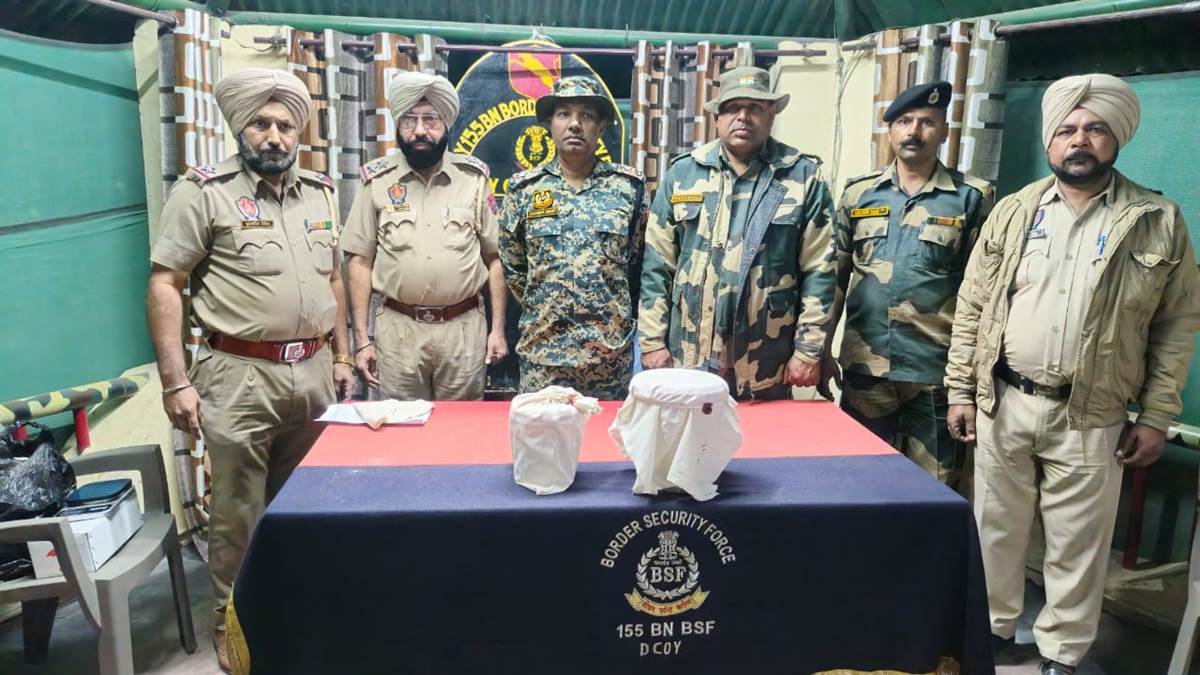 ਬੀਐੱਸਐੱਫ ਵੱਲੋਂ ਹਫ਼ਤੇ ’ਚ 4 ਡਰੋਨ ਤੇ ਕਿੱਲੋ ਤੋਂ ਵੱਧ ਹੈਰੋਇਨ ਬਰਾਮਦ