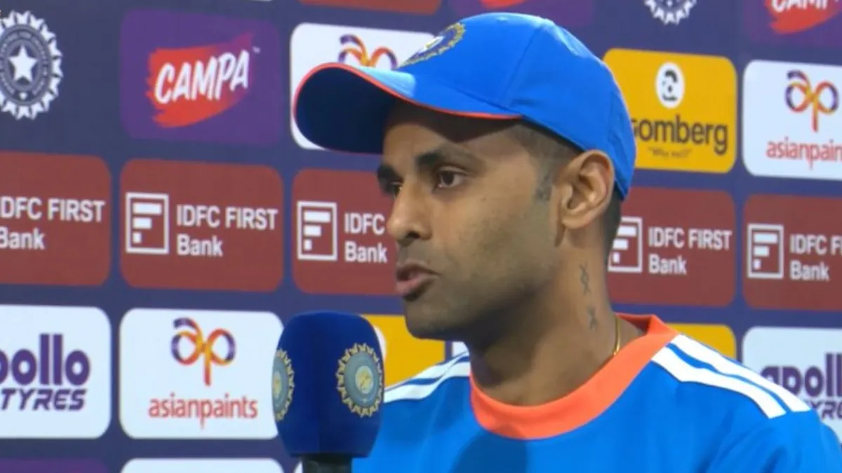 'ਜਦੋਂ ਦੌੜਾਂ ਆਉਣੀਆਂ ਹੋਣਗੀਆਂ, ਉਦੋਂ ਆਉਣਗੀਆਂ', ਖਰਾਬ ਪ੍ਰਦਰਸ਼ਨ 'ਤੇ ਸੂਰਿਆਕੁਮਾਰ ਯਾਦਵ ਦਾ ਬੇਹੱਦ ਅਜੀਬ ਜਵਾਬ; ਕਿਹਾ- ਮੈਂ ਫਾਰਮ ਤੋਂ ਬਾਹਰ ਨਹੀਂ ਬਸ...