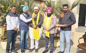 ਵਿਰਾਸਤ ਸੇਵਾ ਸੰਗਠਨ ਦੇ ਨਵ ਨਿਯੁਕਤ ਅਹੁਦੇਦਾਰ ਸਨਮਾਨਿਤ