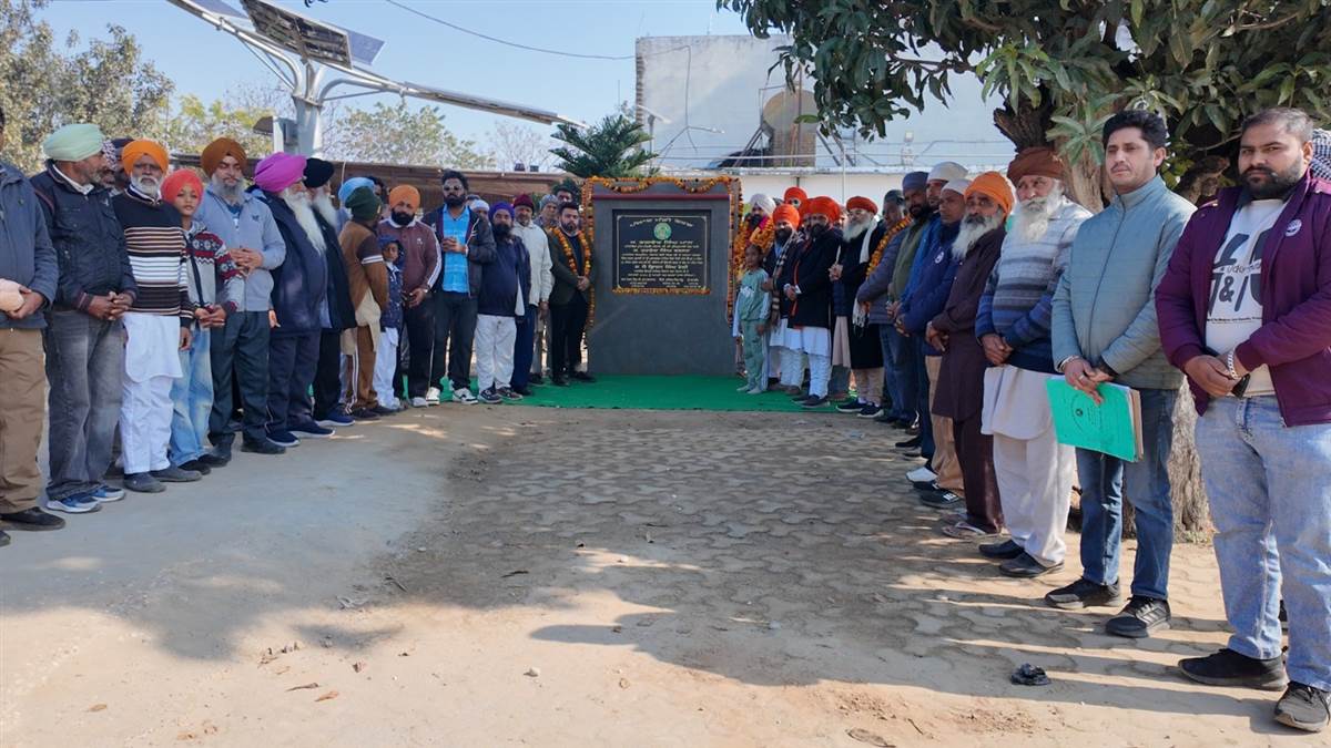 ਤਪ ਅਸਥਾਨ ਨੂੰ ਜੋੜਨ ਵਾਲੇ ਪੁਲ ਦਾ ਰੱਖਿਆ ਨੀਂਹ ਪੱਥਰ