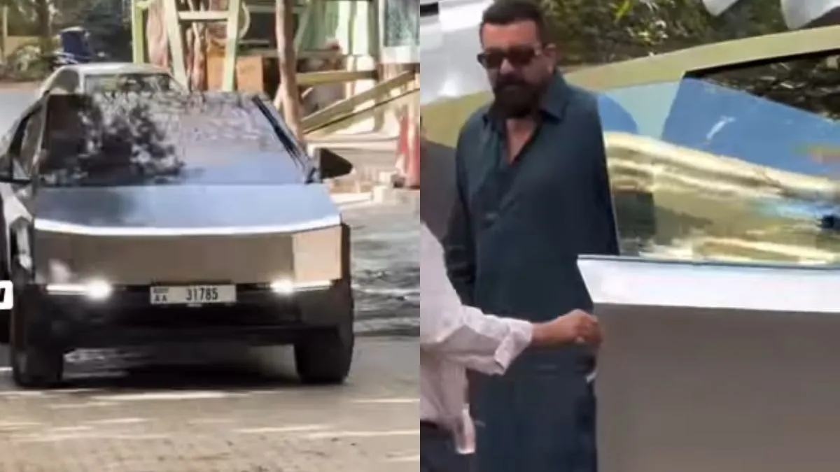 ਸੰਜੇ ਦੱਤ ਨੇ ਖ਼ਰੀਦੀ Tesla Cybertruck, ਮੁੰਬਈ ਦੀਆਂ ਸੜਕਾਂ 'ਤੇ ਦੌੜਾਉਂਦੇ ਦਿਖੇ, ਕੀਮਤ ਜਾਣ ਕੇ ਉੱਡ ਜਾਣਗੇ ਹੋਸ਼