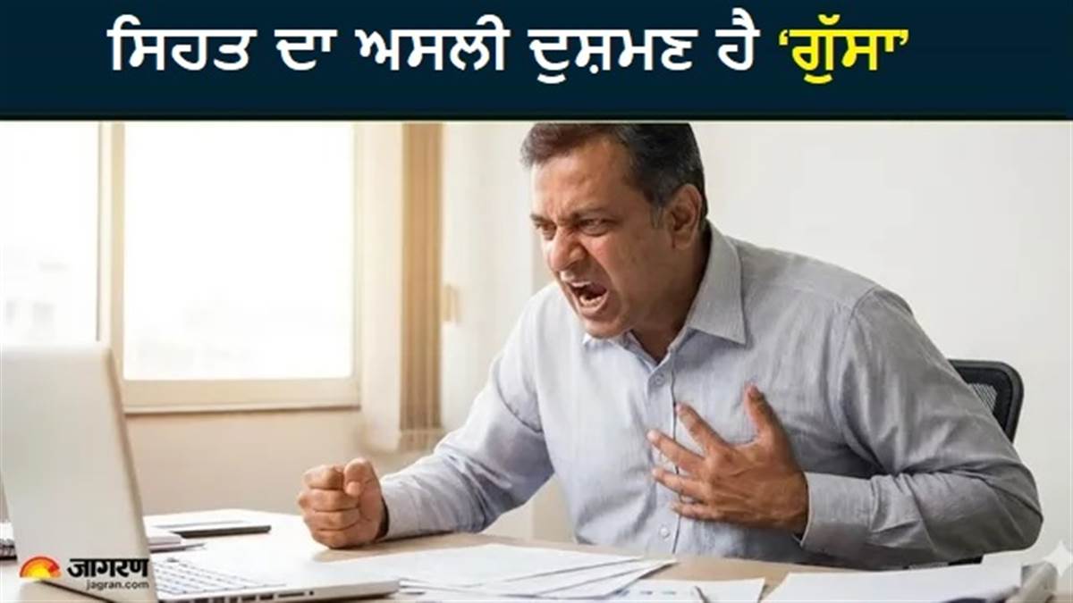 ਤਣਾਅ ਨਾਲੋਂ ਵੀ ਖ਼ਤਰਨਾਕ ਹੈ ਗੁੱਸਾ! ਸਿਰਫ਼ ਅੱਠ ਮਿੰਟਾਂ ਵਿੱਚ ਵਧਾ ਸਕਦਾ ਹੈ ਹਾਰਟ ਅਟੈਕ ਤੇ ਸਟ੍ਰੋਕ ਦਾ ਖ਼ਤਰਾ