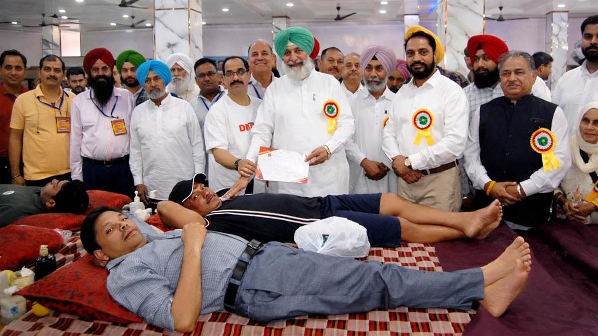 ਖ਼ੂਨਦਾਨ ਕੈਂਪ ਦੌਰਾਨ 67 ਯੂਨਿਟ ਖ਼ੂਨ ਇਕੱਤਰ