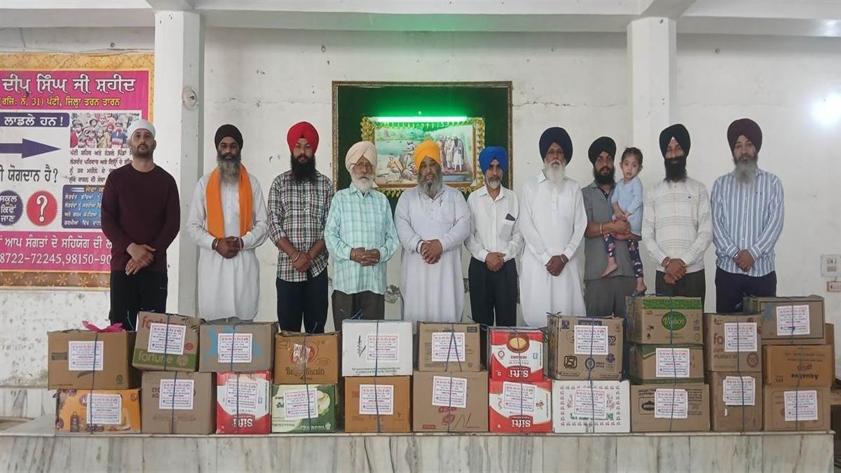 ਬਾਬਾ ਦੀਪ ਸਿੰਘ ਜੀ ਕੀਰਤਨ ਦਰਬਾਰ ਸੁਸਾਇਟੀ ਵੱਲੋਂ 85ਵੇਂ ਮਹੀਨੇ ਲੋੜਵੰਦਾਂ ਨੂੰ ਰਾਸ਼ਨ ਵੰਡਿਆ