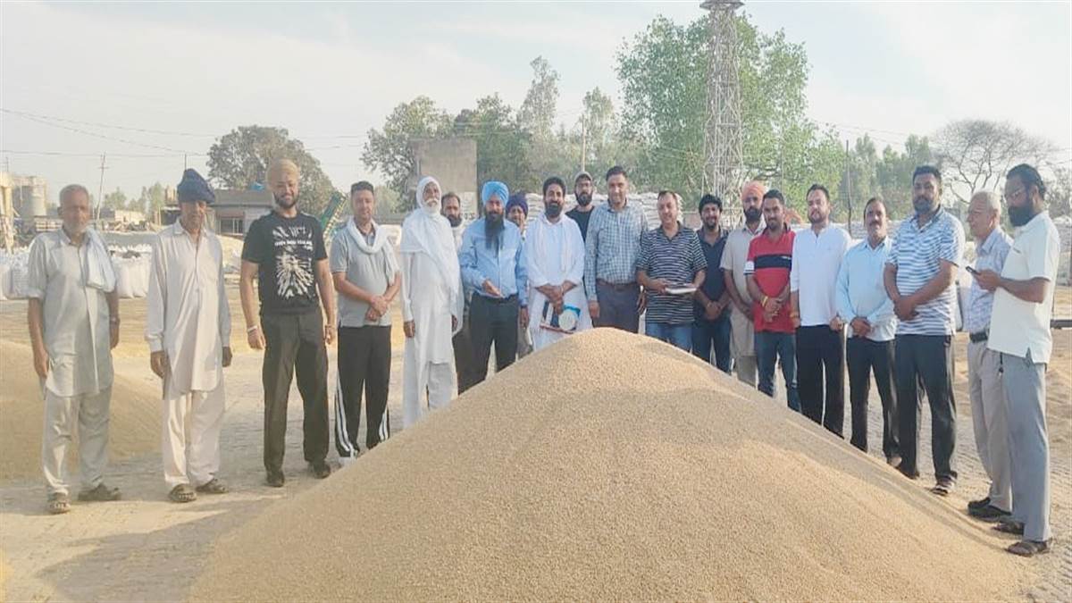 ਧਾਮੀਆਂ ਦਾਣਾ ਮੰਡੀ ਤੋਂ ਕੀਤਾ ਕਣਕ ਦੀ ਖ਼ਰੀਦ ਦਾ ਆਗਾਜ਼