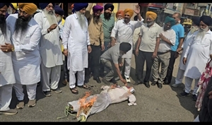 ਅਕਾਲੀ ਦਲ ਨੇ ਸਰਕਾਰ ਖ਼ਿਲਾਫ਼ ਕੀਤਾ ਰੋਸ ਵਿਖਾਵਾ