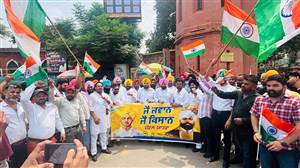 'ਆਪ' ਯੂਥ ਵਿੰਗ ਨੇ ਆਜ਼ਾਦੀ ਦਿਹਾੜੇ ਨੂੰ ਸਮਰਪਿਤ ਤਿਰੰਗਾ ਯਾਤਰਾ ਕੱਢੀ