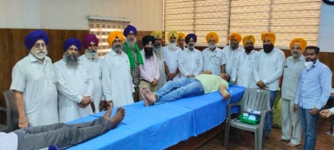 ਖੂਨਦਾਨ ਕੈਂਪ ਦੌਰਾਨ 57 ਯੂਨਿਟ ਖੂਨ ਇਕੱਤਰ